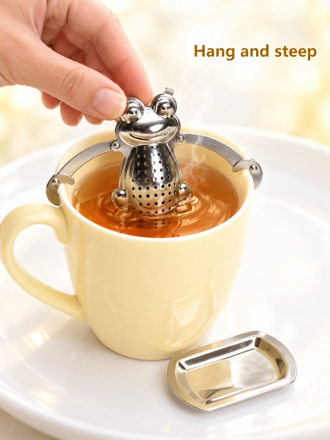 Frog Tea Infuser Stainless Steel Loose Leaf Hanging