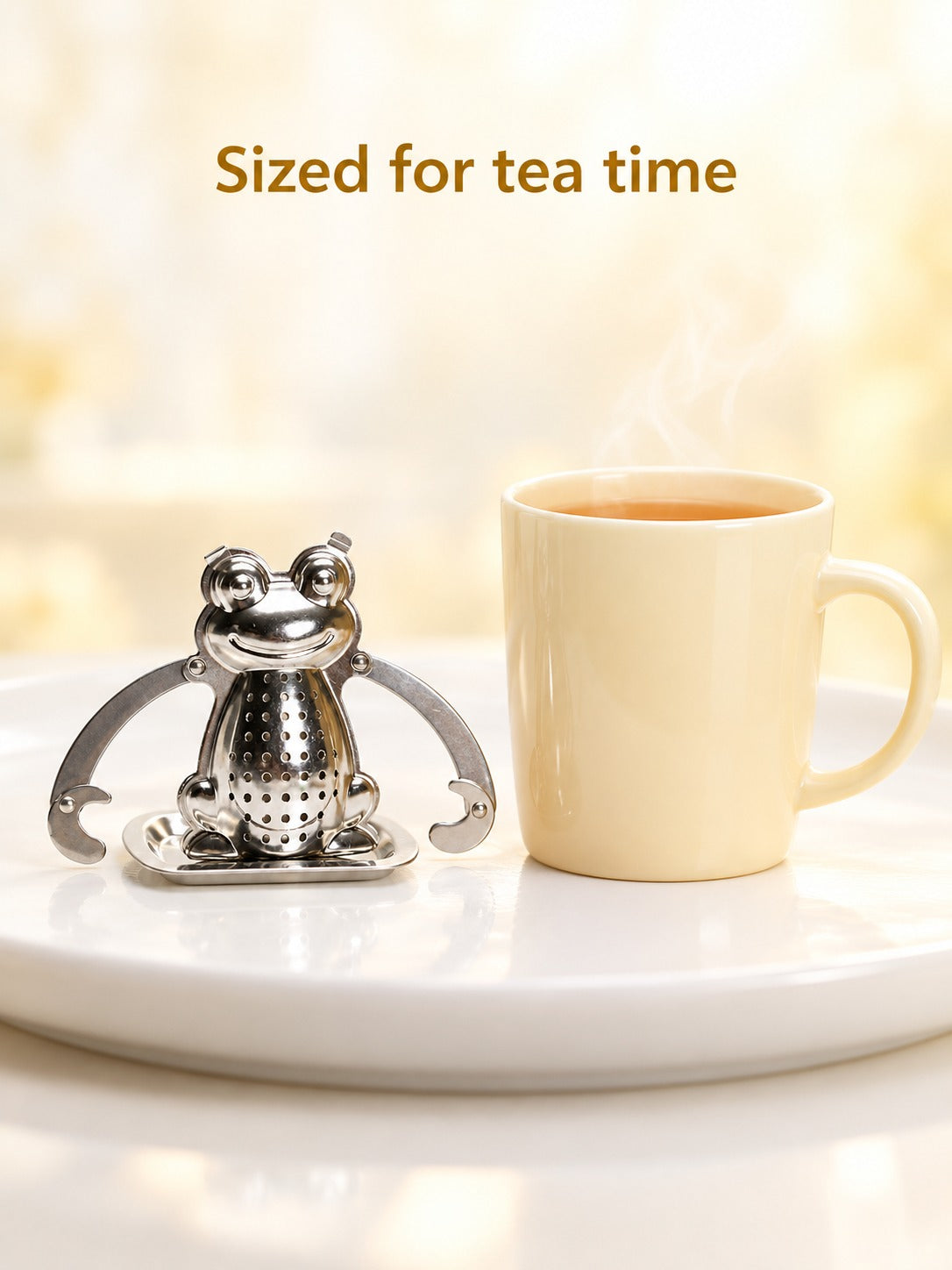 Frog Tea Infuser Stainless Steel Loose Leaf Hanging