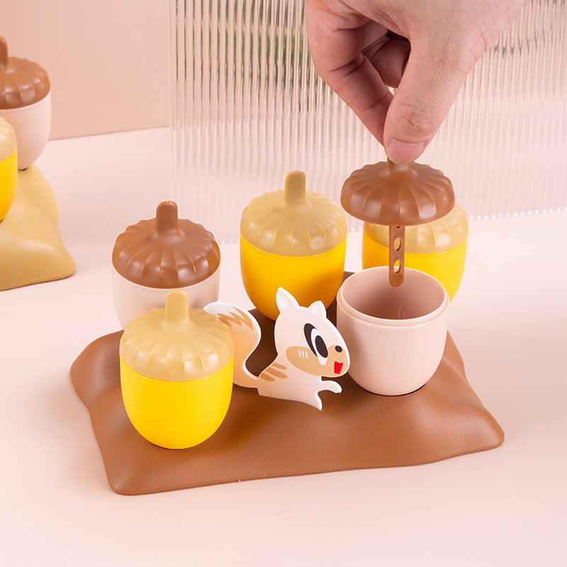 Acorn Popsicle Molds Set of 6 for Homemade Sorbet