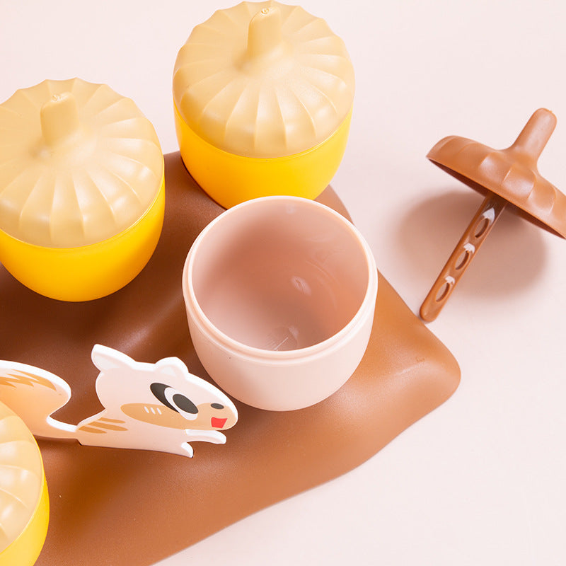 Acorn Popsicle Molds Set of 6 for Homemade Sorbet