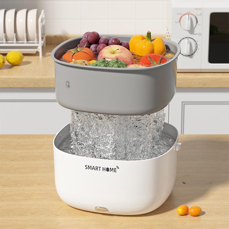 Fruit and Vegetable Washer with Strainer Basket & Handle