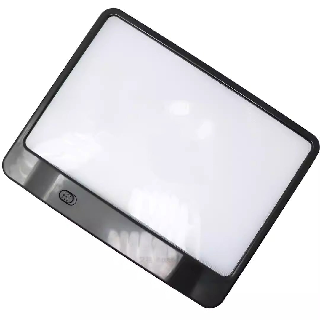 Full Page Reading Magnifier with LED Light for Print