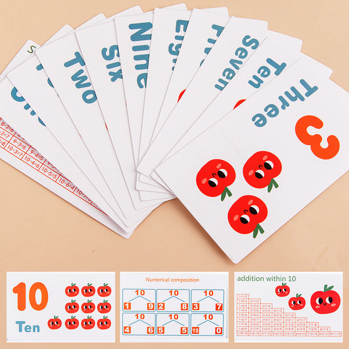 Apple Picking Math Game for Counting and Addition
