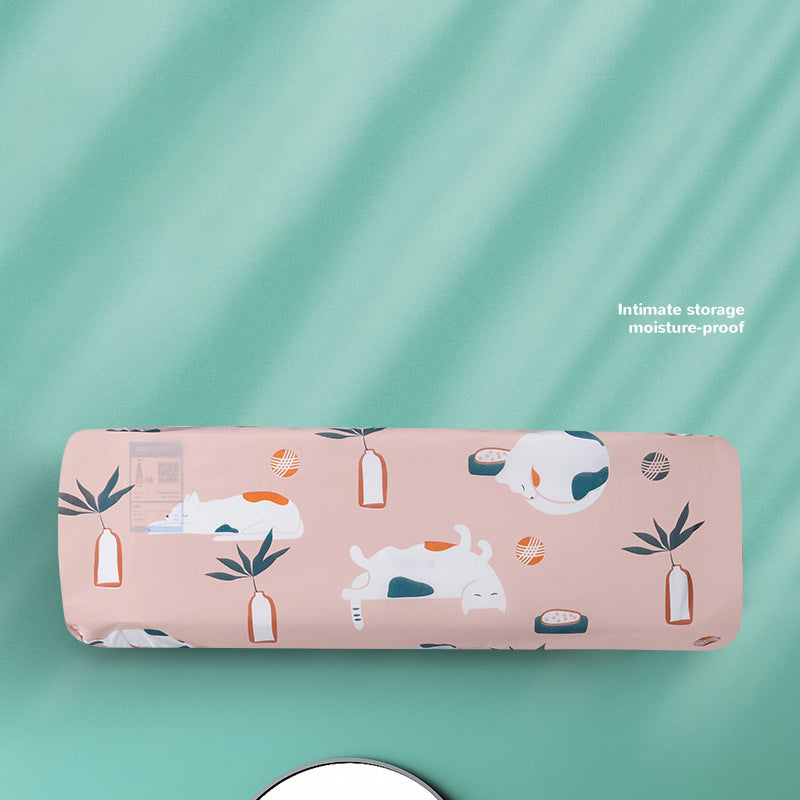 Cartoon Air Conditioner Dust Cover, Waterproof PEVA
