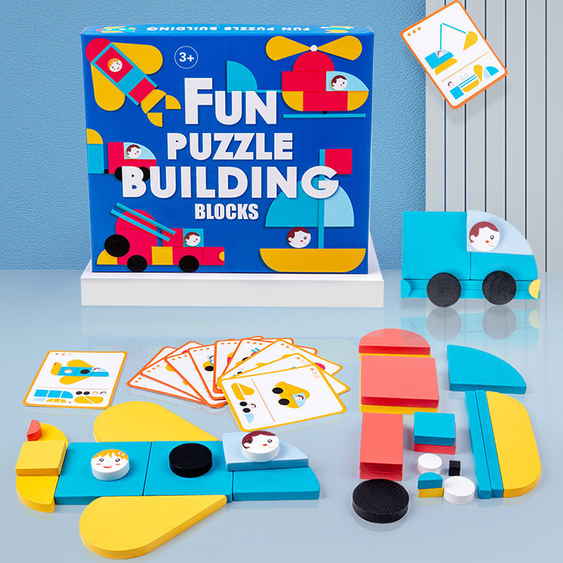 Building Block Puzzle Toy for Screen-Free Learning