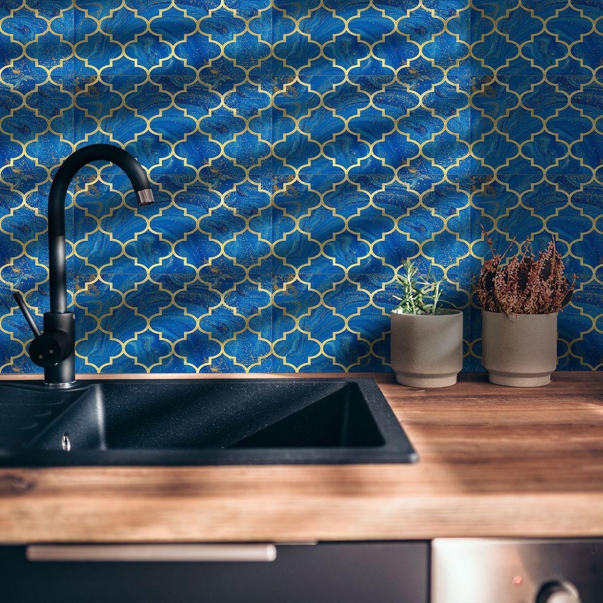 Self-Adhesive Brick Tile Stickers for Backsplash Makeover