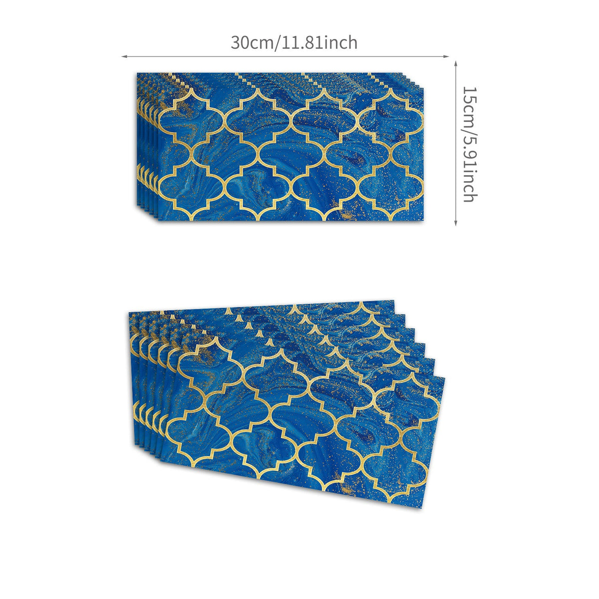 Self-Adhesive Brick Tile Stickers for Backsplash Makeover