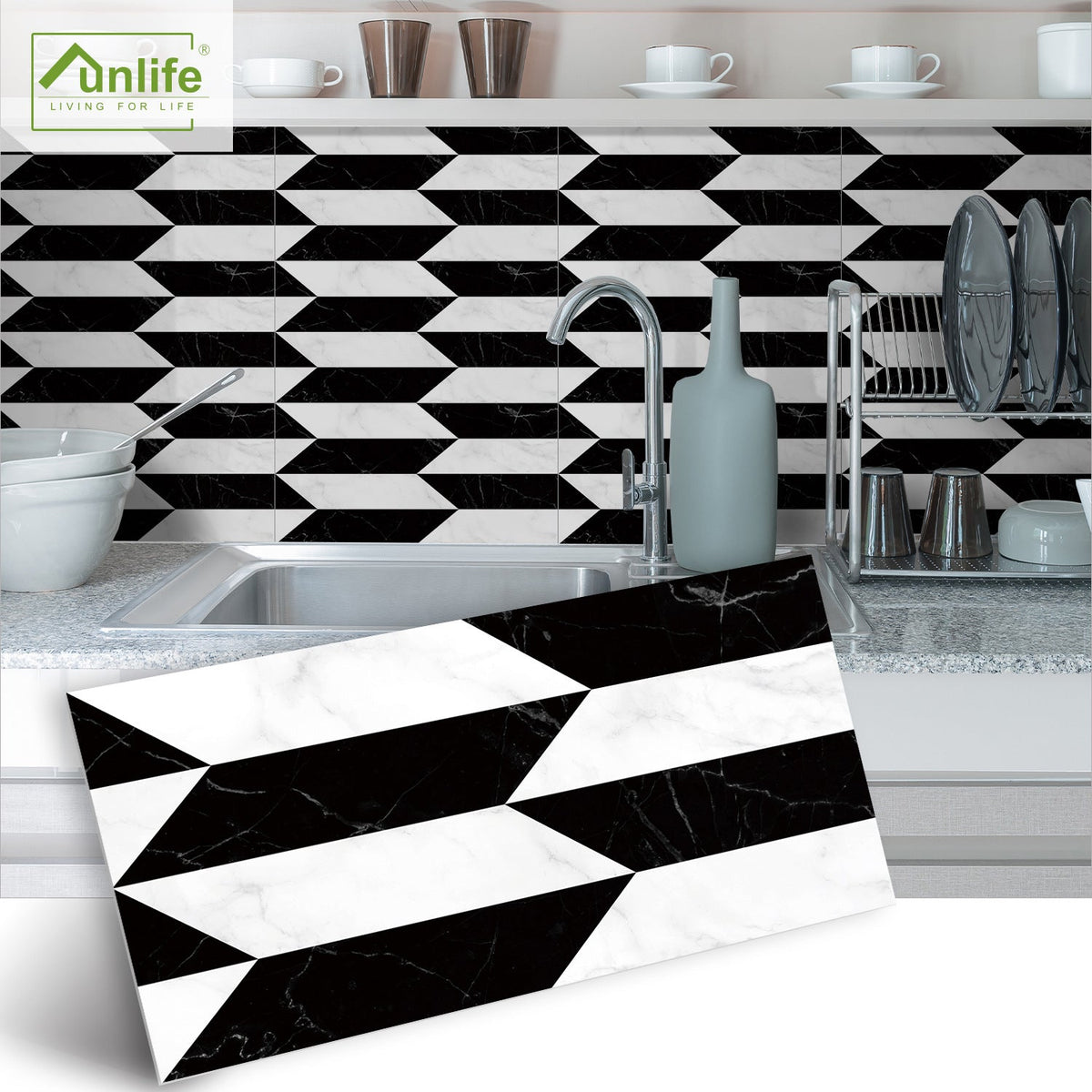 Peel And Stick Backsplash Tiles For Modern Kitchens