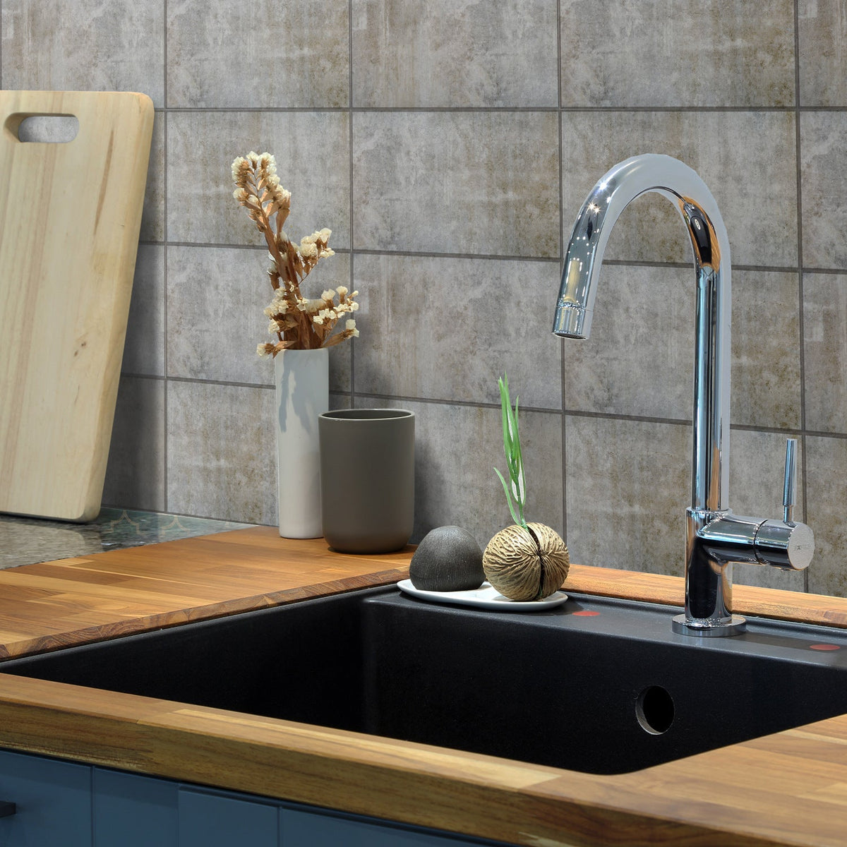 Brick Wall Stickers for Waterproof Retro Kitchen Walls