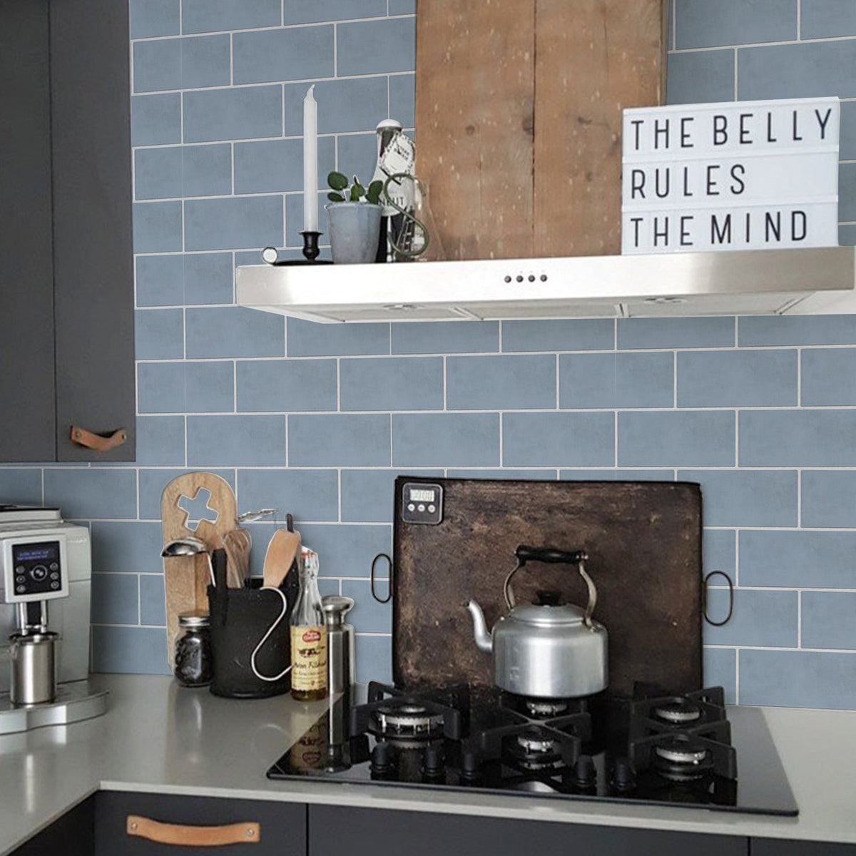 Brick Backsplash Wall Stickers for Easy Kitchen Updates