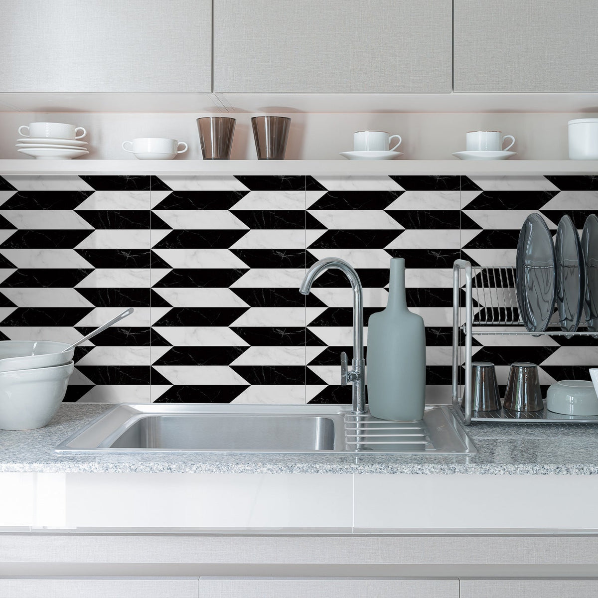 Peel And Stick Backsplash Tiles For Modern Kitchens