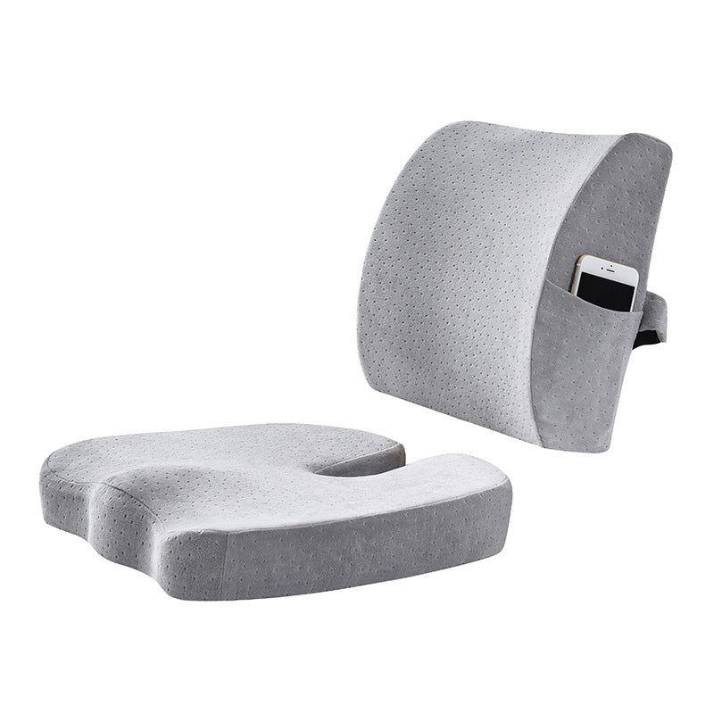 Gel Seat Cushion Set — Cool Ergonomic Support for Car & Office