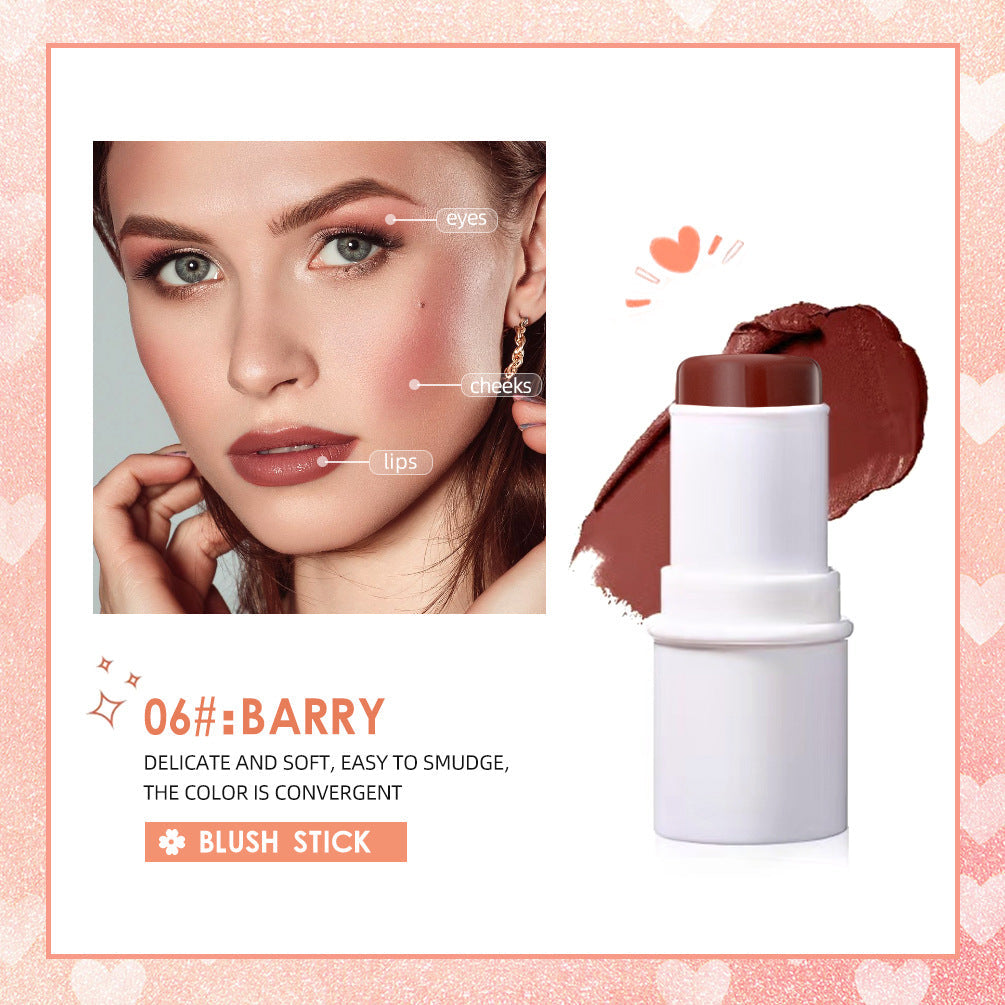 Multifunctional Makeup Stick for Blush, Lips & Glow