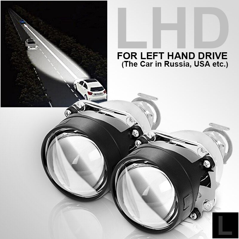 Bi‑Xenon HID Projector Lenses — Sharper Night Vision
