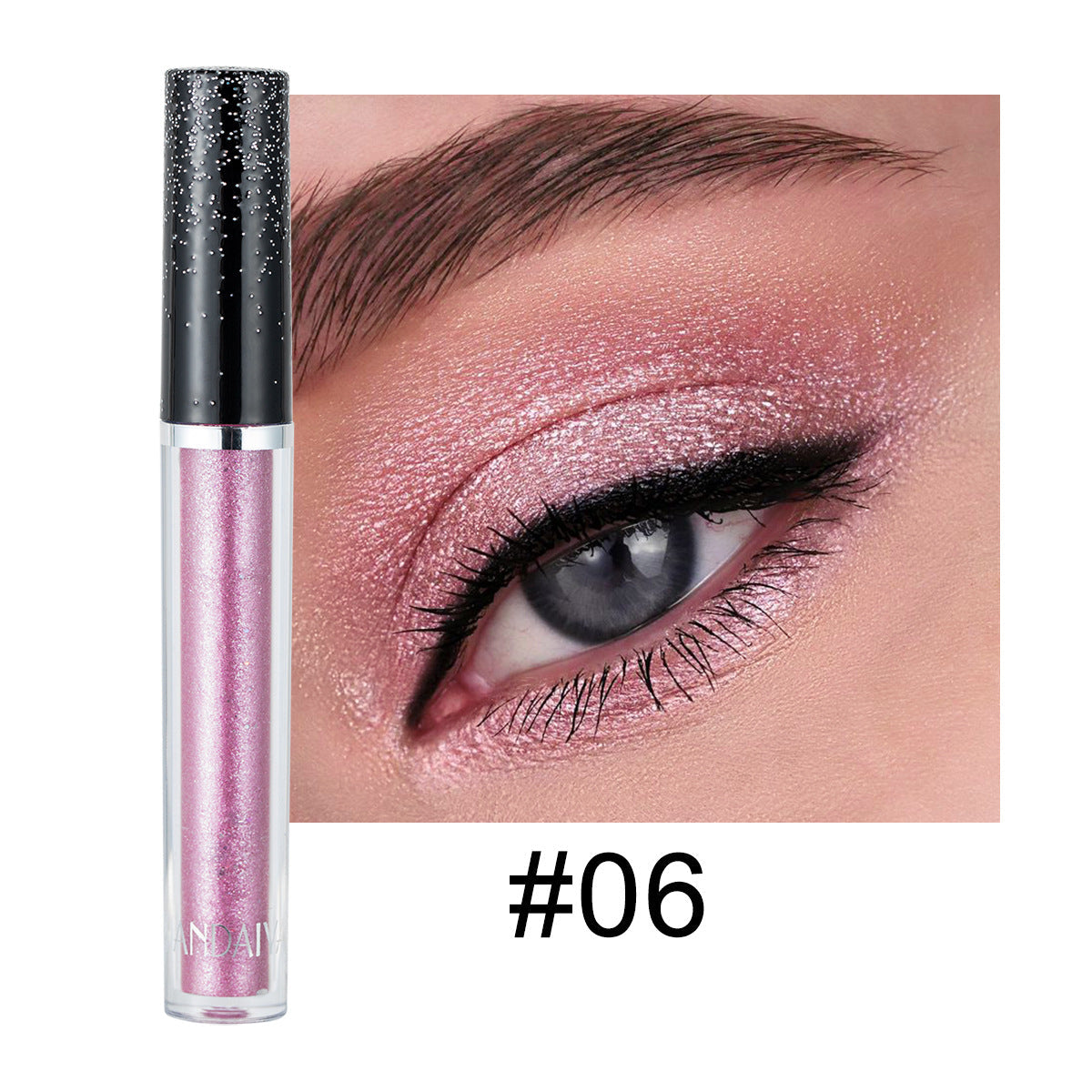 12 Color Liquid Eyeshadow for High-Shine Sparkle Looks