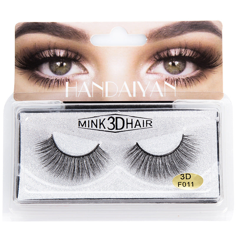3D False Eyelashes for Dramatic, Curled Eye Volume