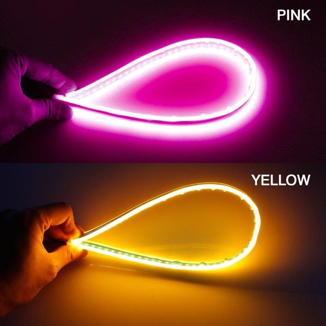 60cm Amber Sequential LED DRL Strip — Non-Destructive
