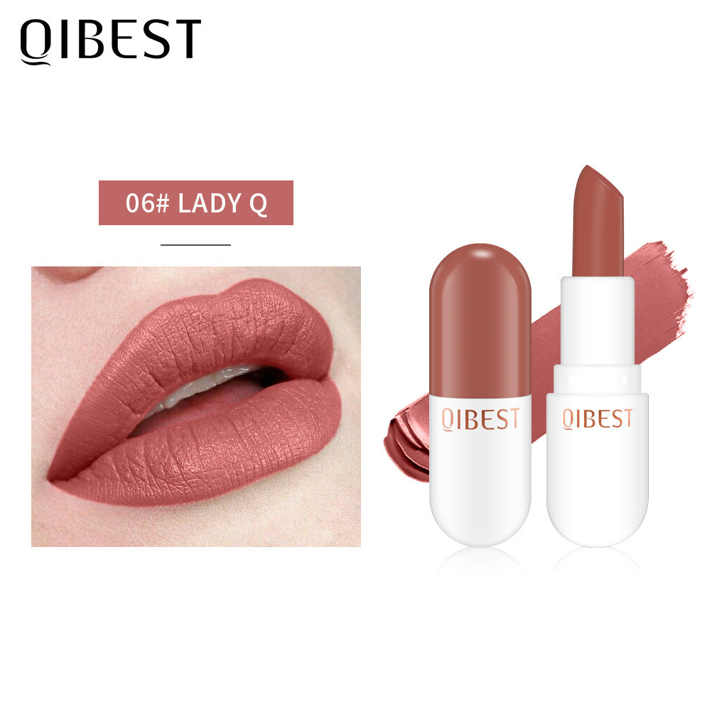 Mini Capsule Velvet Matte Lipstick for Bold Touch-Ups