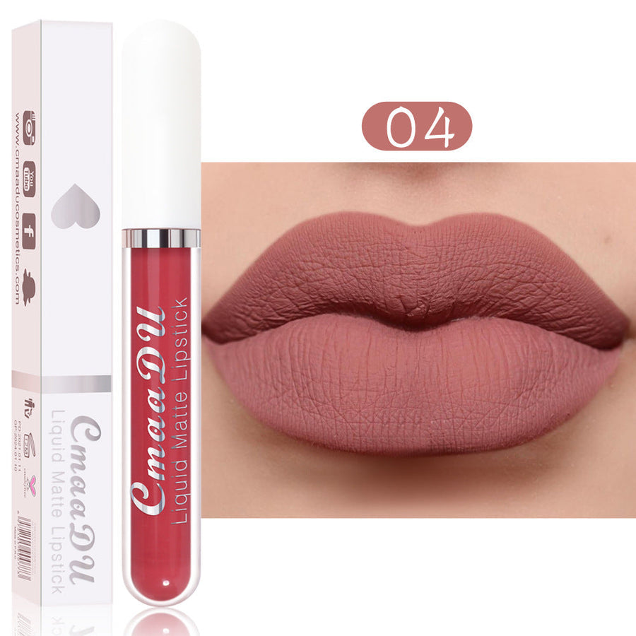 Matte Liquid Lipstick, Waterproof 18-Color Collection