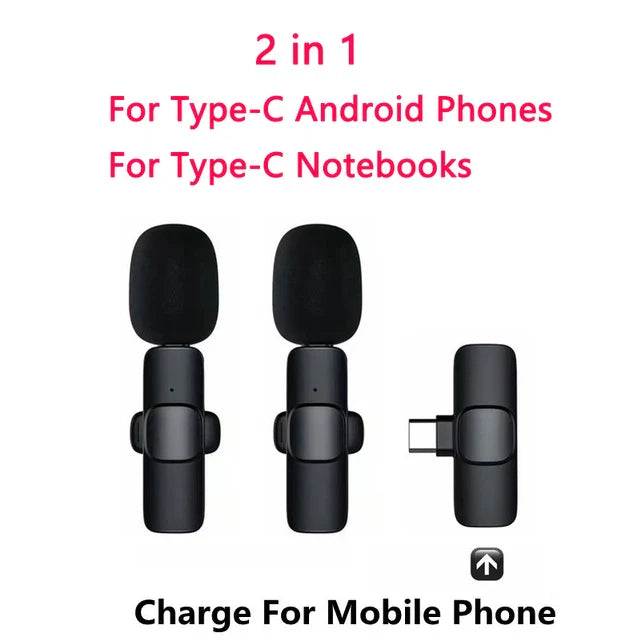 Buttonhole Wireless Lavalier Mic — Crystal‑Clear Audio Up