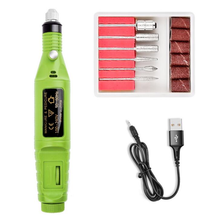 Electric Nail Drill Kit — Fast Gel Removal & Shaping