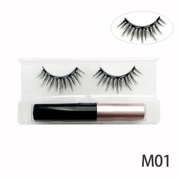 3D Magnetic Eyelashes With Long-Lasting Eyeliner