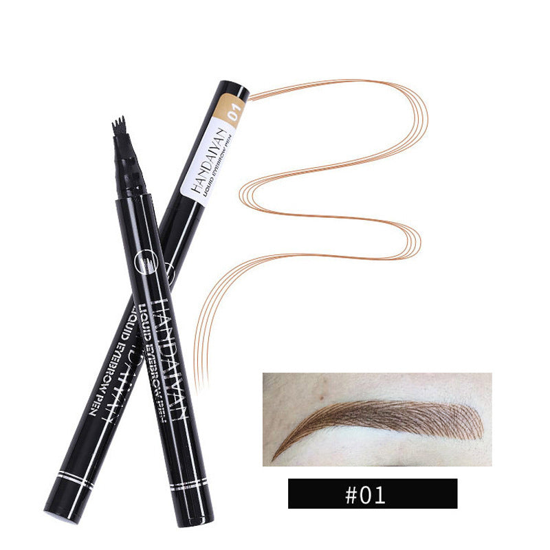 Four-Prong Eyebrow Pencil for Natural-Looking Brows