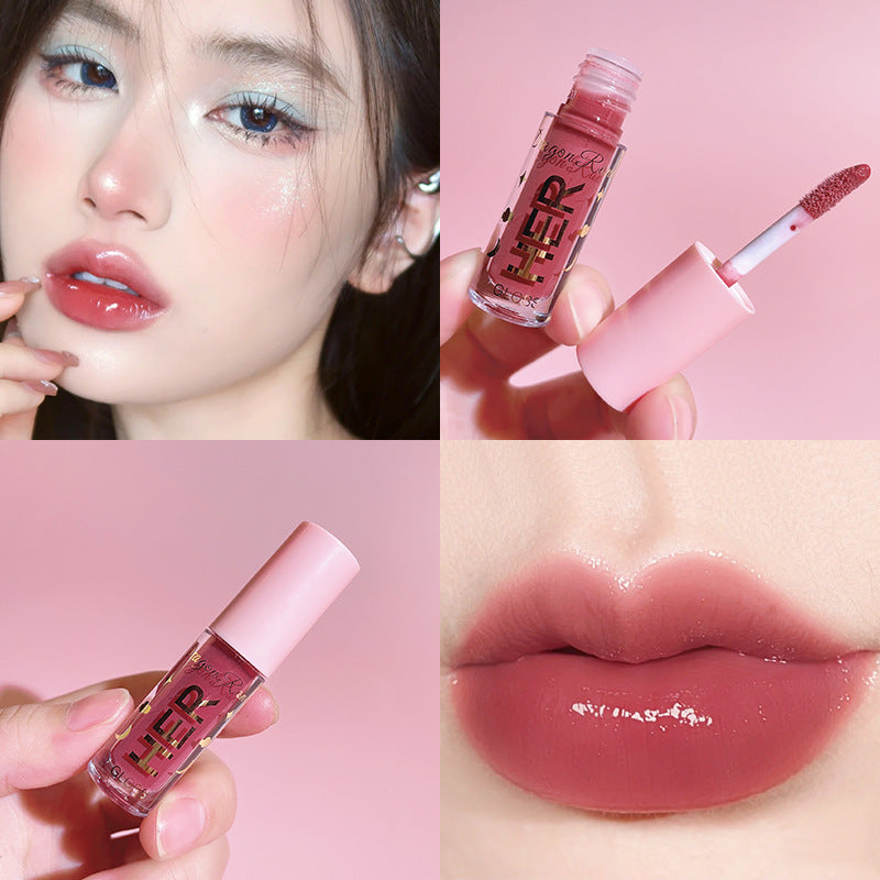 Glazed Mirror Water Lip Gloss for Juicy Glass Shine