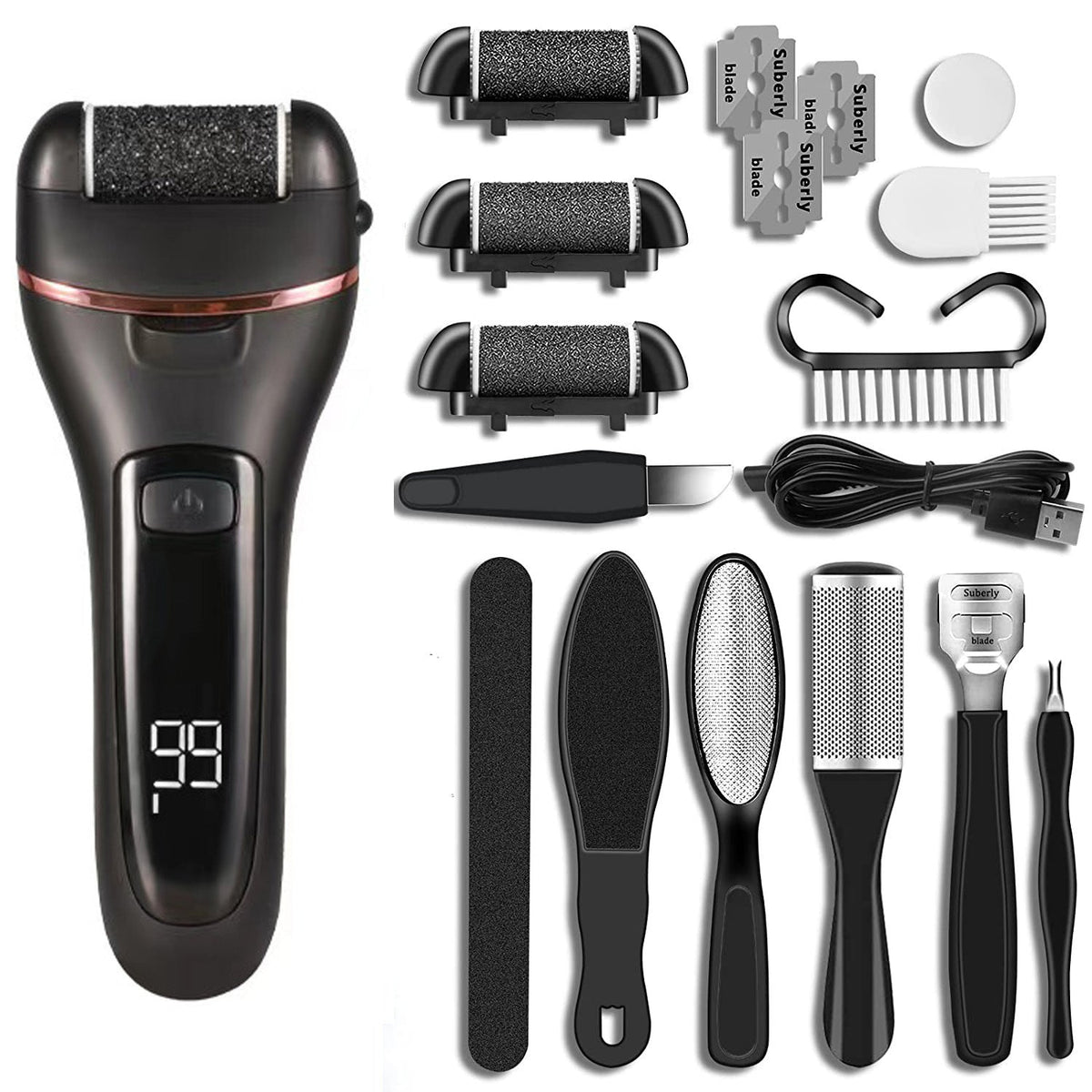 Electric Foot Callus Remover — Salon-Smooth Heels at Home