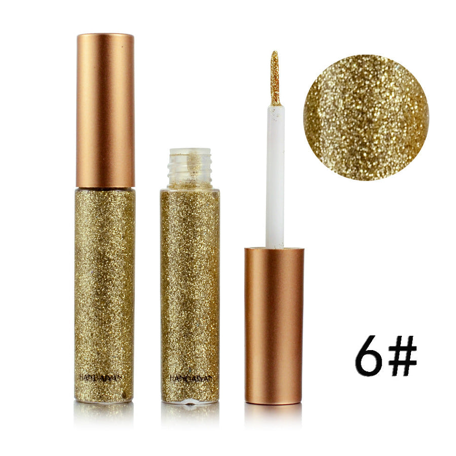 Glitter Eyeliner for Colorful Reflective Eye Looks