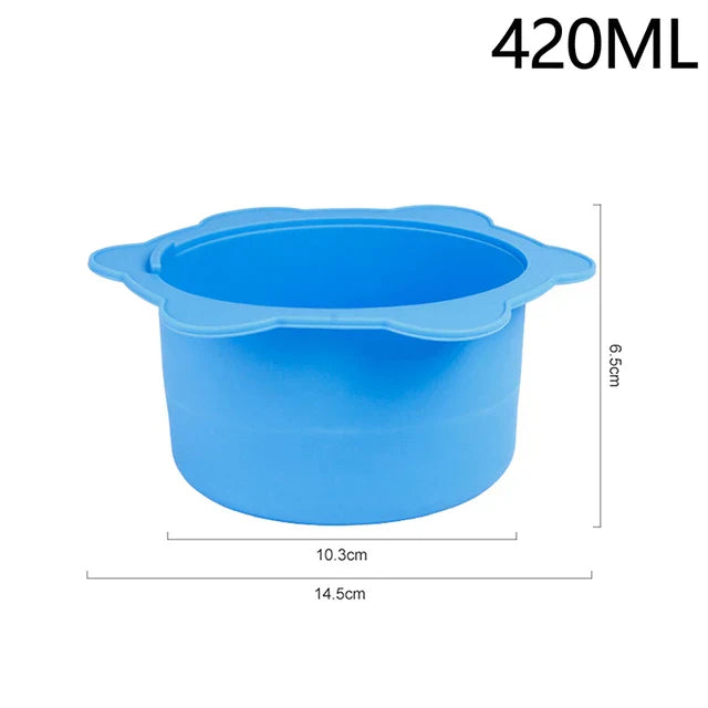 Silicone Wax Warmer Set — 5 Colorful Bowls for Easy, Pro
