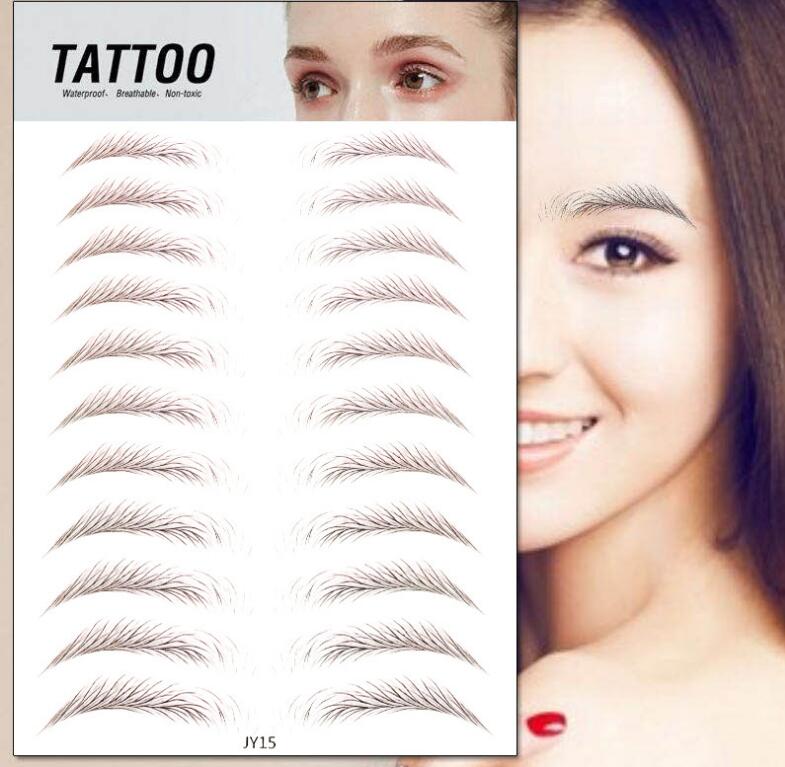 Waterproof Eyebrow Stickers for Fuller-Looking Brows