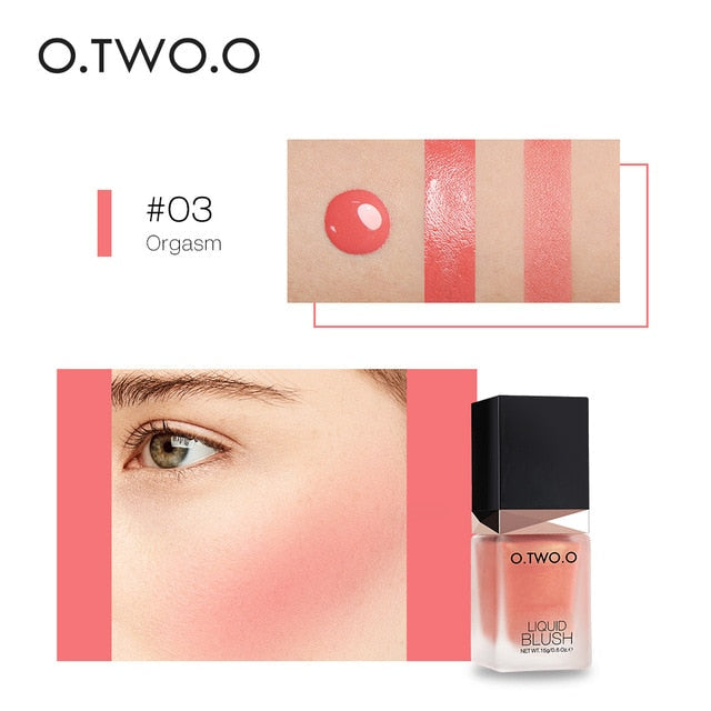 O.TWO.O Liquid Blush - Buildable Natural Cheek Color