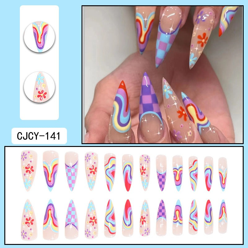 Press-On Stiletto Nails — Salon-Quality Artistic Designs