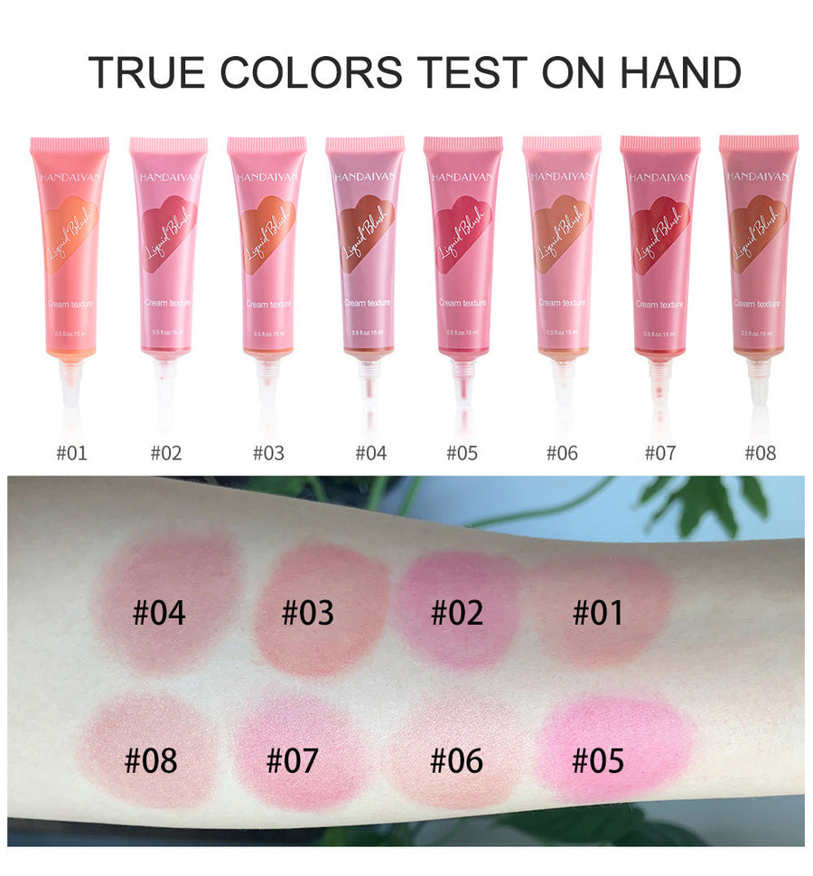 Liquid Blush Makeup for Naturally Flushed, Matte Cheeks