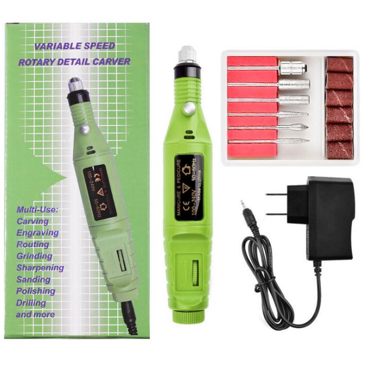Electric Nail Drill Kit — Fast Gel Removal & Shaping