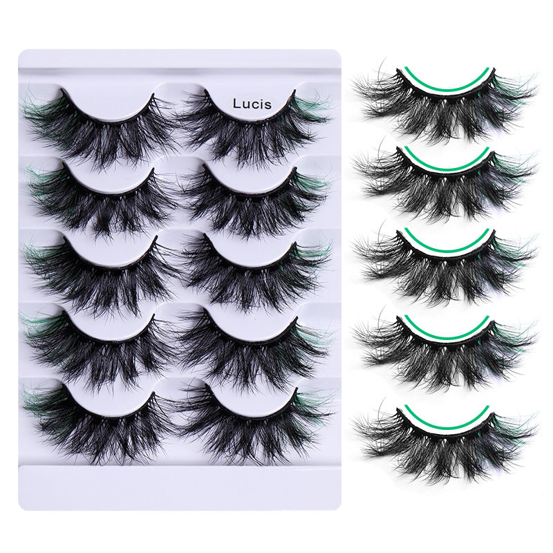 Colorful False Eyelashes for Dramatic Eye Makeup Looks