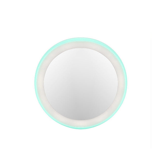 Round LED Makeup Mirror with 12 Lights — Flawless Makeup