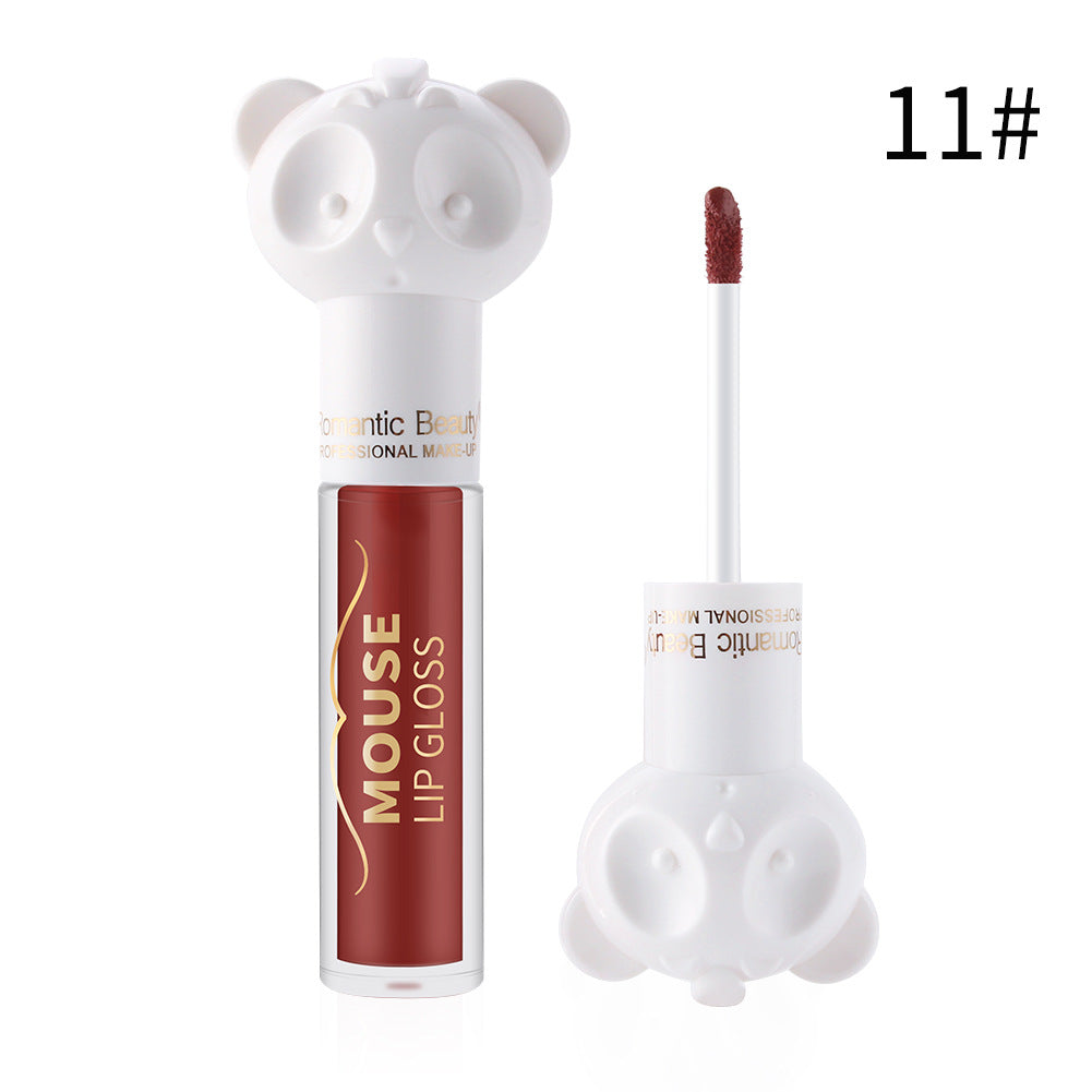 Lip Glaze for Soft-Matte Berry-Toned Color