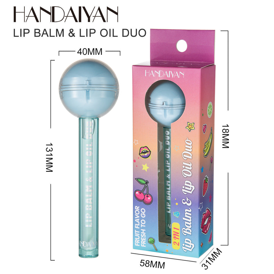 Color-Changing Lip Balm & Oil Gloss Duo for Moisture