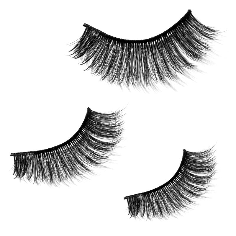 3D False Eyelashes for Dramatic, Curled Eye Volume