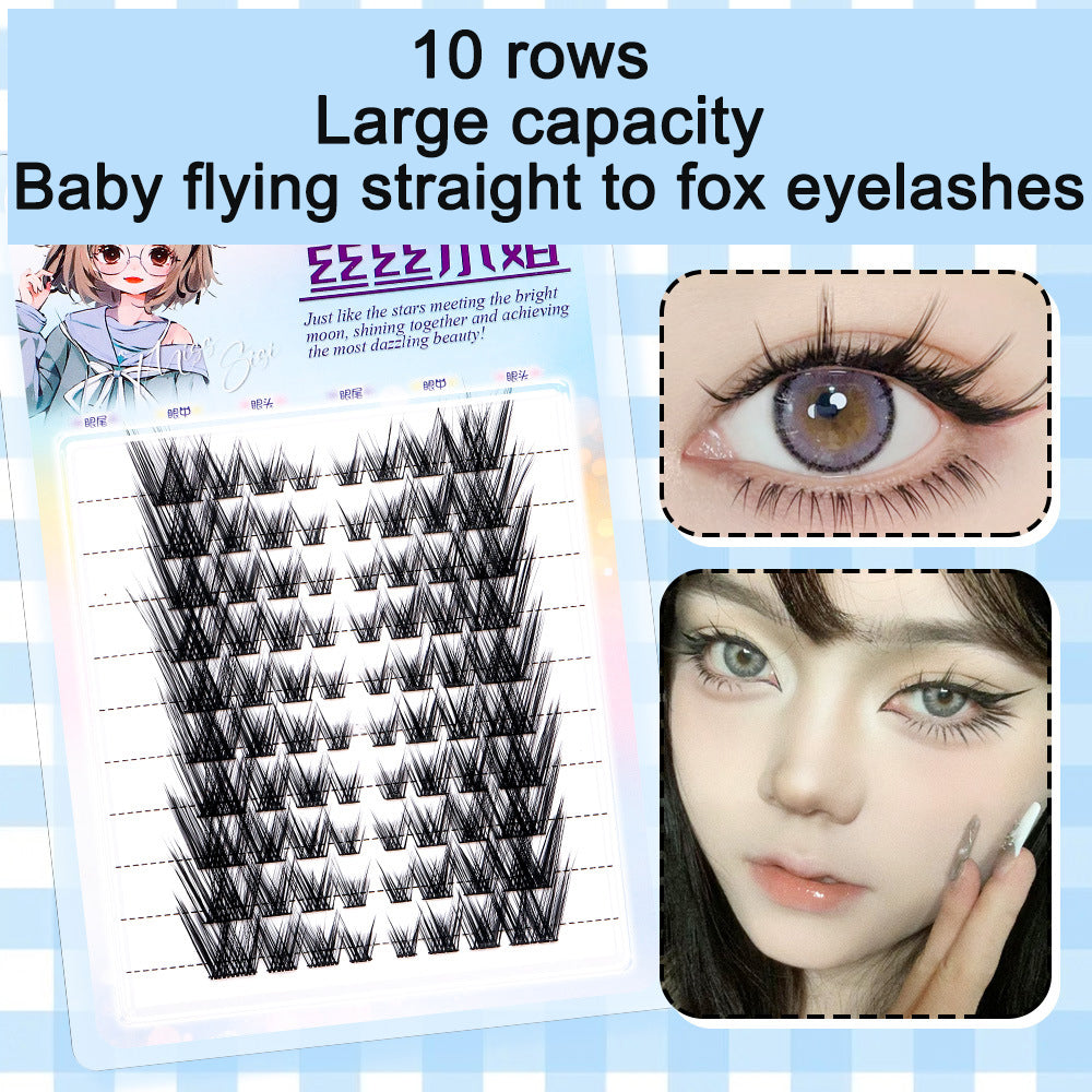 Segmented False Eyelashes for Custom Natural Volume