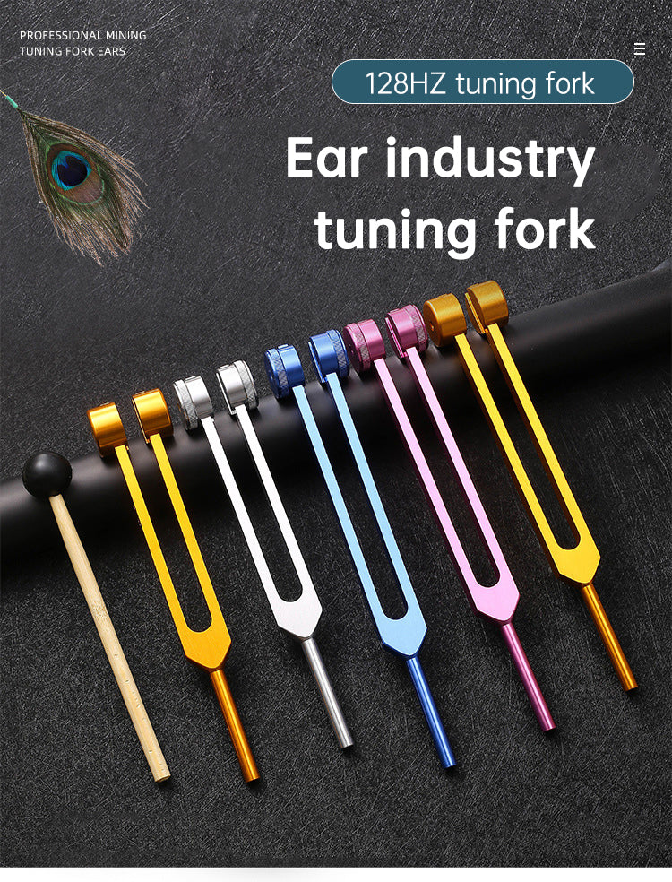 128 Hz Tuning Fork Healing Device — Precision Sound Therapy