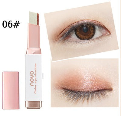 Dual-Tone Eyeshadow Stick for Fast Dimensional Looks