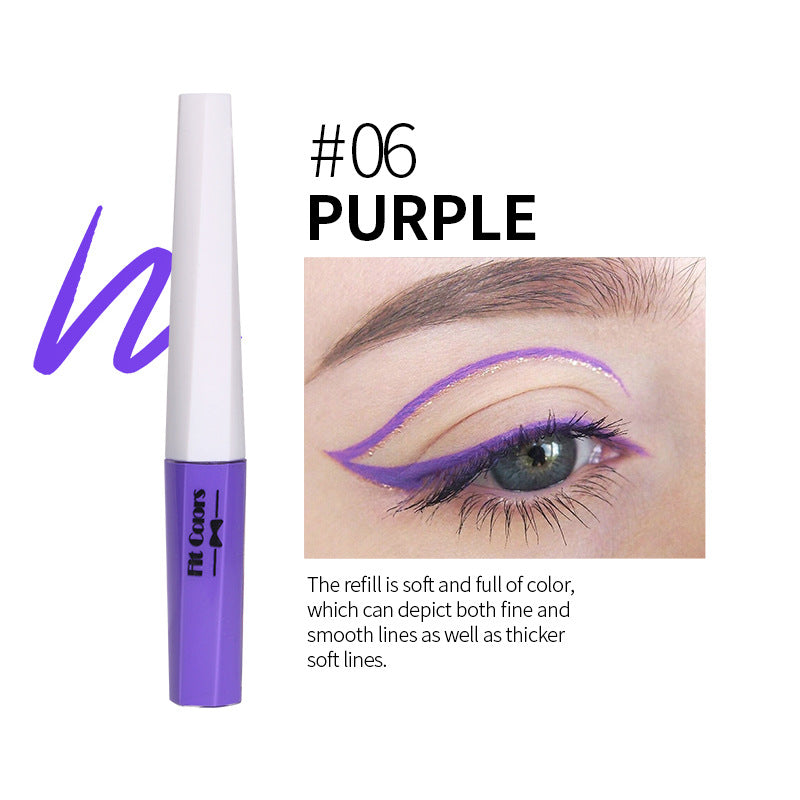 Fluorescent Graphic Eyeliner Set — 8 Neon Colors