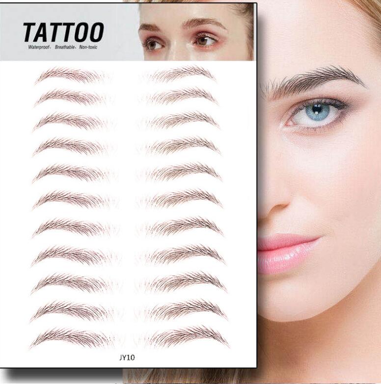 Waterproof Eyebrow Stickers for Fuller-Looking Brows