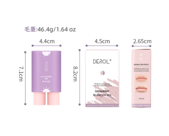 Ginger Mint Lip Plumper Set for Day & Night Moisture