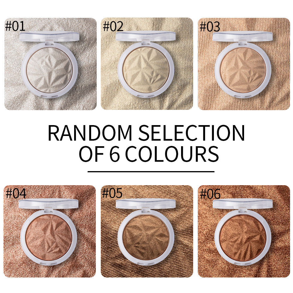 Pressed Highlighter Makeup Powder for Intense Glow