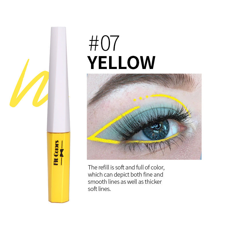Fluorescent Graphic Eyeliner Set — 8 Neon Colors