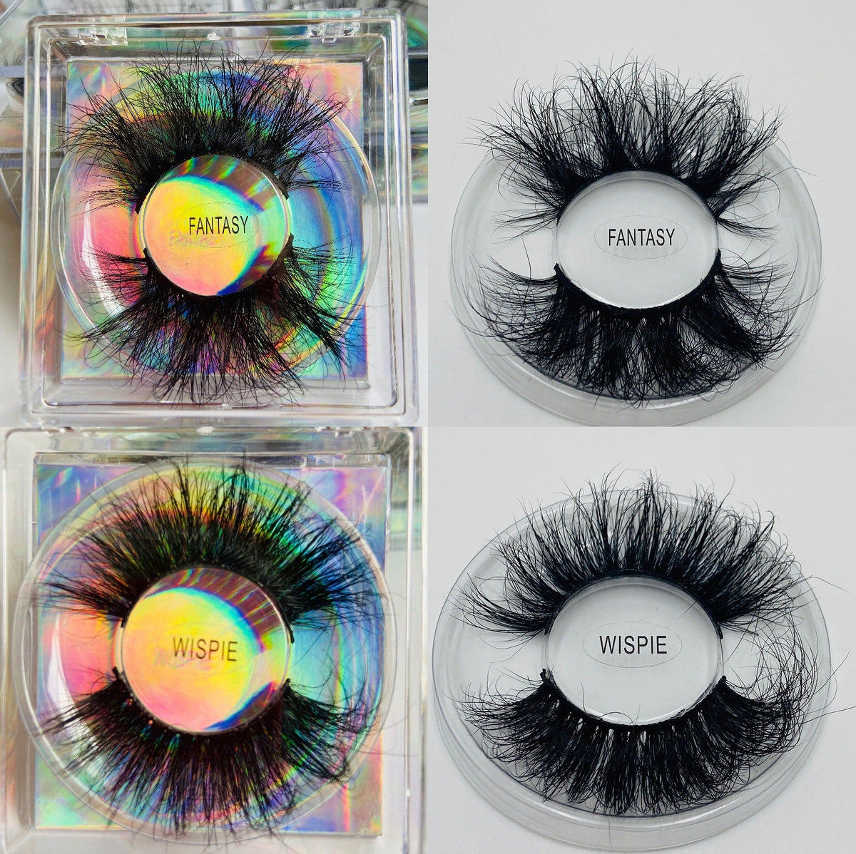 25mm False Eyelashes – Fluffy 8D Dramatic Glam Look